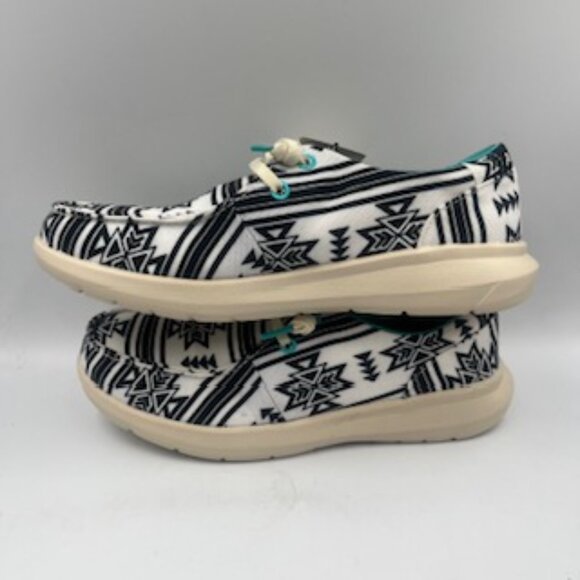 NEW Ariat Hilo Stark Southwest Shoes Women’s 7.5 Aztec Print Chimayo Limited Ed - Picture 14 of 15
